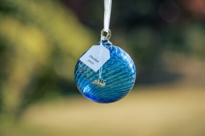 Blue Glass ornament