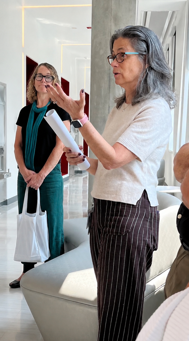 Dr. Delaney gives FFL a tour of her lab
