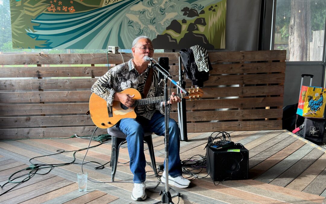 Benny playing at our 2026 celebration